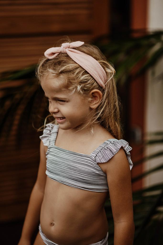 Mon Bikini du Brésil Bikini Enfant Folia Rayé