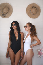 Load image into Gallery viewer, Mon Bikini du Brésil Charlize Noir - Blanc
