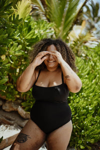 Mon Bikini du Brésil Une pièce Poder Noir